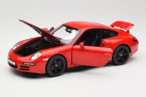 Porsche 911 997 Carrera 4S Roșu Norev 1:18 187510 Metal - imaginea 2 din 8