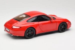 Porsche 911 997 Carrera 4S Roșu Norev 1:18 187510 Metal - imaginea 3 din 8