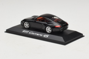 Porsche 911 997 Carrera 4S Albastru Închis Minichamps 1:43 WAP02011615 Metal - imaginea 3 din 4