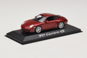 Porsche 911 997 Carrera 4S Roșu Minichamps 1:43 WAP02001718 Metal - imaginea 2 din 4
