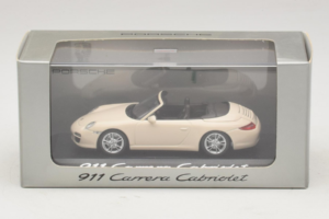 Porsche 911 997 Carrera Cabriolet Alb Minichamps 1:43 WAP02001118 Metal - imaginea 4 din 5