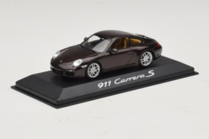 Porsche 911 997 Carrera S Brown Metallic Minichamps 1:43 WAP02001318 Metal - imaginea 2 din 4