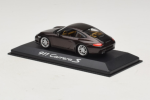 Porsche 911 997 Carrera S Brown Metallic Minichamps 1:43 WAP02001318 Metal - imaginea 3 din 4