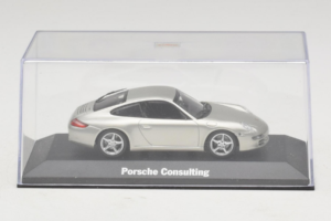 Porsche 911 997 Carrera Silver Metallic Minichamps 1:43 WAP02011515 Metal - imaginea 4 din 5