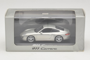 Porsche 911 997 Carrera Silver Metallic Minichamps 1:43 WAP02011515 Metal - imaginea 5 din 5