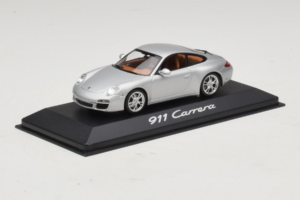 Porsche 911 997 Carrera Silver Metallic Minichamps 1:43 WAP02001218 Metal - imaginea 2 din 5
