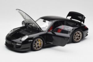 Porsche 911 997 GT2 RS Negru & Argintiu Jante Minichamps 1:18 100069401 Metal - imaginea 2 din 8