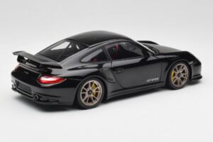 Porsche 911 997 GT2 RS Negru & Argintiu Jante Minichamps 1:18 100069401 Metal - imaginea 3 din 8