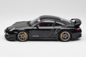 Porsche 911 997 GT2 RS Negru & Argintiu Jante Minichamps 1:18 100069401 Metal - imaginea 4 din 8