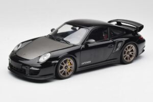 Porsche 911 997 GT2 RS Negru & Argintiu Jante Minichamps 1:18 100069401 Metal
