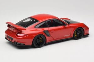 Porsche 911 997 GT2 RS Roșu Cu Jante Negre Minichamps 1:18 100069407 Metal - imaginea 3 din 8