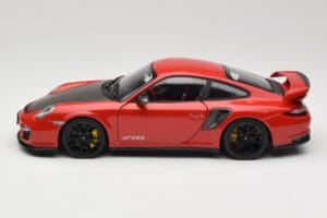 Porsche 911 997 GT2 RS Roșu Cu Jante Negre Minichamps 1:18 100069407 Metal - imaginea 4 din 8