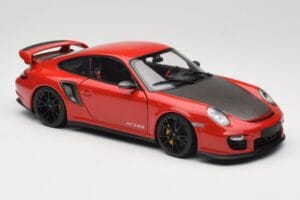 Porsche 911 997 GT2 RS Roșu Cu Jante Negre Minichamps 1:18 100069407 Metal - imaginea 6 din 8