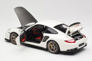 Porsche 911 997 GT2 RS Alb Minichamps 1:18 100069400 Metal - imaginea 5 din 8