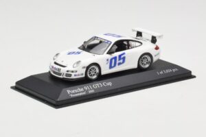 Porsche 911 997 GT3 Cup #5 Presentation 2005 Minichamps 1:43 400056400 Metal - imaginea 2 din 4