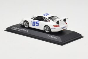 Porsche 911 997 GT3 Cup #5 Presentation 2005 Minichamps 1:43 400056400 Metal - imaginea 3 din 4