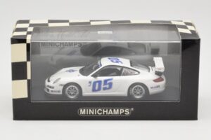 Porsche 911 997 GT3 Cup #5 Presentation 2005 Minichamps 1:43 400056400 Metal - imaginea 4 din 4