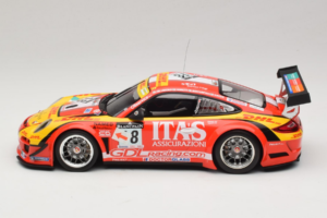 Porsche 911 997 GT3 R #8 De Lorenzi Racing De Lorenzi 24 Hours of Spa 2011 Minichamps 1:18 151118918 Metal - imaginea 3 din 6