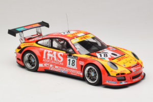 Porsche 911 997 GT3 R #8 De Lorenzi Racing De Lorenzi 24 Hours of Spa 2011 Minichamps 1:18 151118918 Metal - imaginea 4 din 6
