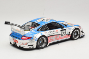 Porsche 911 997 GT3 R #123 Muhlner Motorsport E. Fumal / E. Thiry 24 Hours of Spa 2011 Minichamps 1:18 151118923 Metal - imaginea 2 din 6