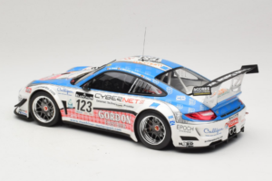 Porsche 911 997 GT3 R #123 Muhlner Motorsport E. Fumal / E. Thiry 24 Hours of Spa 2011 Minichamps 1:18 151118923 Metal - imaginea 5 din 6