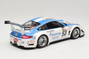 Porsche 911 997 GT3 R #53 Muhlner Motorsport P-Y. Vannelet / U. Peyroles Class Winners 24 Hours of Spa 2010 Minichamps 1:18 1 - imaginea 2 din 6