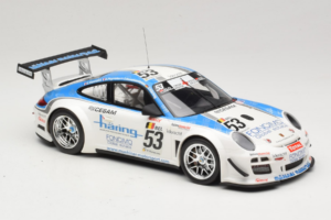 Porsche 911 997 GT3 R #53 Muhlner Motorsport P-Y. Vannelet / U. Peyroles Class Winners 24 Hours of Spa 2010 Minichamps 1:18 1 - imaginea 4 din 6