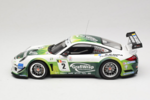 Porsche 911 997 GT3 R #2 Prospeed Competition B. Heylen / P. Lappalainen FIA GT3 2011 Minichamps 1:18 151118902 Metal - imaginea 3 din 6