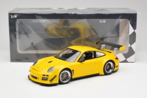 Porsche 911 997 GT3 R Street Racing Galben Minichamps 1:18 151108902 Metal - imaginea 6 din 6