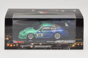 Porsche 911 997 GT3 R #44 Team Falken S. Henzler / P. Dumbreck / M. Ragginger / S. Asch 24 Hours Nurburgring 2011 Minichamps  - imaginea 4 din 4