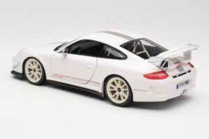 Porsche 911 997 GT3 RS 4.0 Alb Bburago 1:18 18-11036 Metal - imaginea 7 din 8