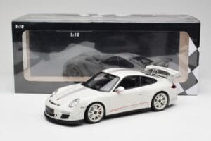 Porsche 911 997 GT3 RS 4.0 Alb Minichamps 1:18 155062221 Metal - imaginea 6 din 6