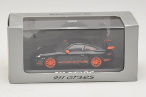 Porsche 911 997 GT3 RS Negru Portocaliu Minichamps 1:43 WAP02012817 Metal - imaginea 4 din 4