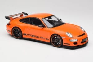 Porsche 911 997 GT3 RS Portocaliu Minichamps 1:18 155062122 Metal - imaginea 4 din 6