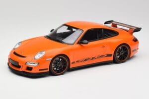 Porsche 911 997 GT3 RS Portocaliu Minichamps 1:18 155062122 Metal