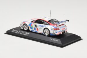 Porsche 911 997 GT3 RSR #76 IMSA Performance Matmut R. Narac / R. Lietz / P. Long 24 Hours of Le Mans 2008 Minichamps 1:43 40 - imaginea 3 din 4