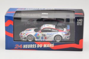 Porsche 911 997 GT3 RSR #76 IMSA Performance Matmut R. Narac / R. Lietz / P. Long 24 Hours of Le Mans 2008 Minichamps 1:43 40 - imaginea 4 din 4
