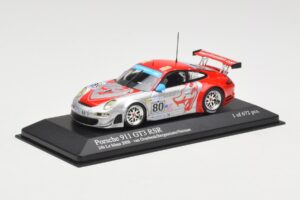 Porsche 911 997 GT3 RSR #80 Flying Lizard J. Van Overbeek / J. Bergmeister / S. Neiman 24 Hours of Le Mans 2008 Minichamps 1: - imaginea 2 din 4