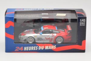 Porsche 911 997 GT3 RSR #80 Flying Lizard J. Van Overbeek / J. Bergmeister / S. Neiman 24 Hours of Le Mans 2008 Minichamps 1: - imaginea 4 din 4