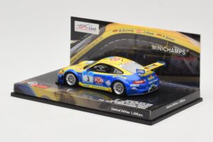 Porsche 911 997 GT3 RSR #3 24 Hours Nurburgring 2008 Minichamps 1:43 437087803 Metal - imaginea 3 din 4