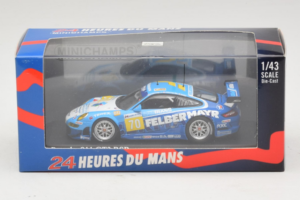 Porsche 911 GT3 RSR #70 H. Felbermayr / H. Felbermayr Jr. Felbermayr-Proton 24 Hours of Le Mans 2009 Minichamps 1:43 40009697 - imaginea 4 din 4