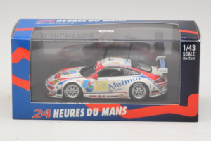 Porsche 911 997 GT3 RSR #76 R. Narac / P. Long / P. Pilet 24 Hours of Le Mans 2009 Minichamps 1:43 400096976 Metal - imaginea 3 din 3