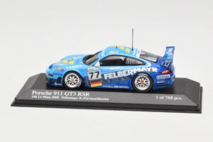 Porsche 911 997 GT3 RSR #77 Felbermayr-Proton Davidson / Henzler 24 Hours of Le Mans 2008 Minichamps 1:43 400087877 Metal