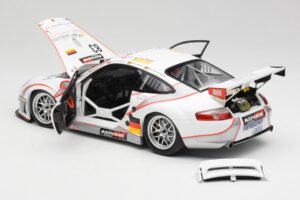 Porsche 911 997 GT3 RSR #83 Team Seikel L. Nielsen / M. Ehret / D. Farnbacher 24 Hours of Le Mans 2006 Minichamps 1:18 100066 - imaginea 5 din 8
