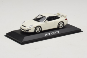 Porsche 911 997 GT3 Alb Minichamps 1:43 WAP02012016 Metal - imaginea 2 din 5