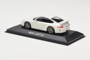 Porsche 911 997 GT3 Alb Minichamps 1:43 WAP0202080C Metal - imaginea 3 din 4