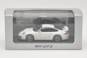 Porsche 911 997 GT3 Alb Minichamps 1:43 WAP0202080C Metal - imaginea 4 din 4