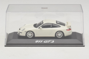 Porsche 911 997 GT3 Alb Minichamps 1:43 WAP02012016 Metal - imaginea 4 din 5