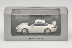 Porsche 911 997 GT3 Alb Minichamps 1:43 WAP02012016 Metal - imaginea 5 din 5