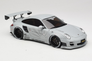 Porsche 911 997 Liberty Walk Gri GT Spirit 1:18 GT126 Rășină - imaginea 4 din 6